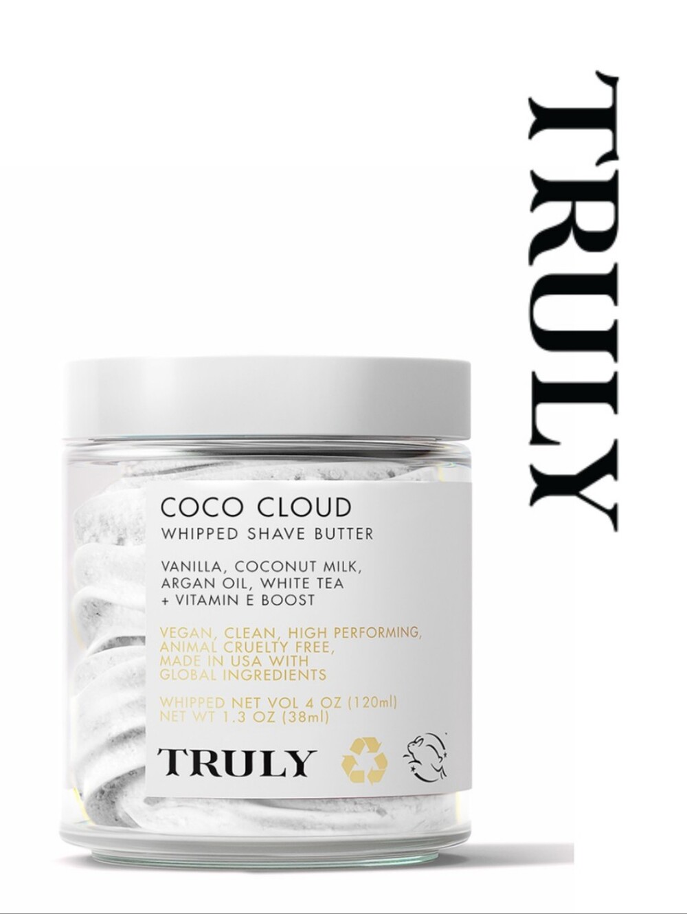 TRULY - Coco Cloud Whipped Luxury Shave Butter- Super-Smoothing Shave Cream